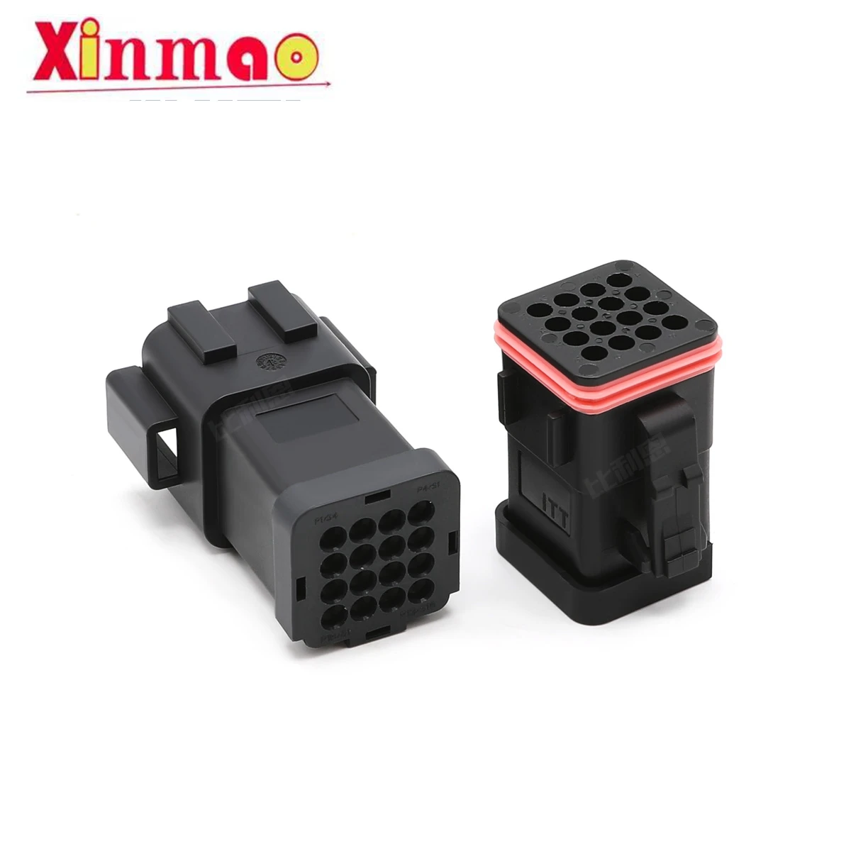 1 set 132015-0072 automobile waterproof connector male and female harness plug ITT 132015-0131 2P 4P 8P 12P 16P 24P