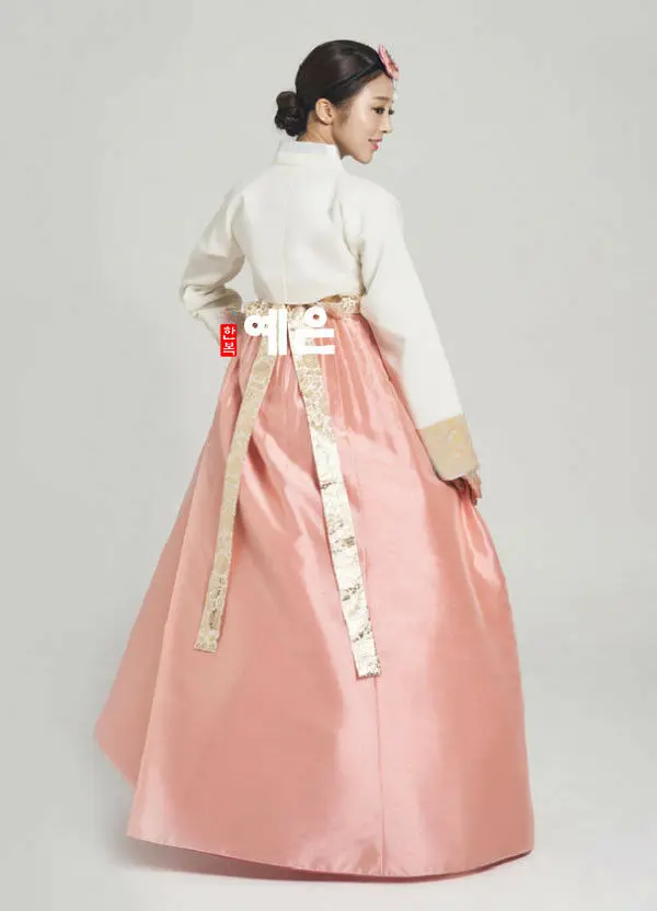 Hanbok Dress Custom Made Korean Bride Wedding Hanbok Modern High Waist Hanbok