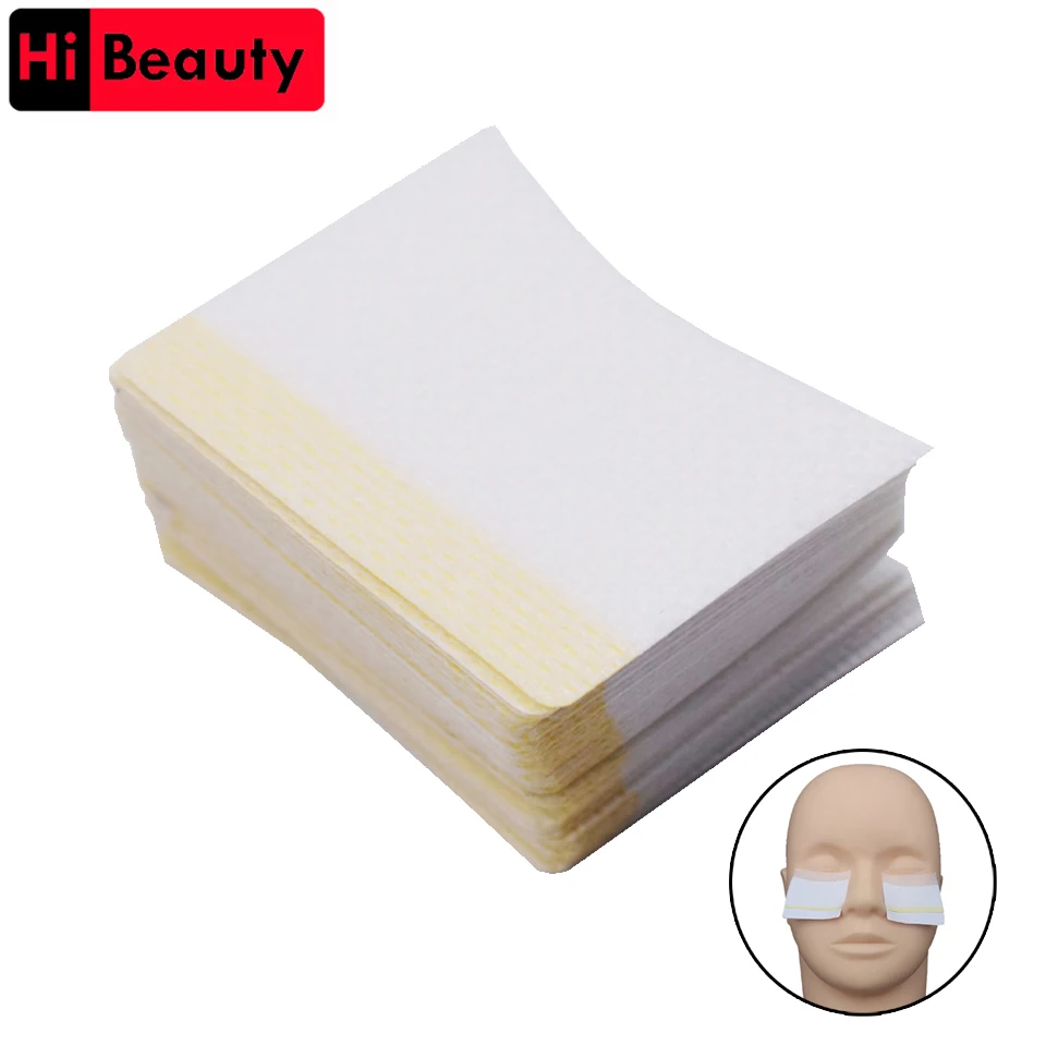 40PCS/Pack Eyelash Removal Cotton Sheet Swab Wipe Fabric Pads Paper For Lashes Grafting Glue Nails Removal Cleaning Tools