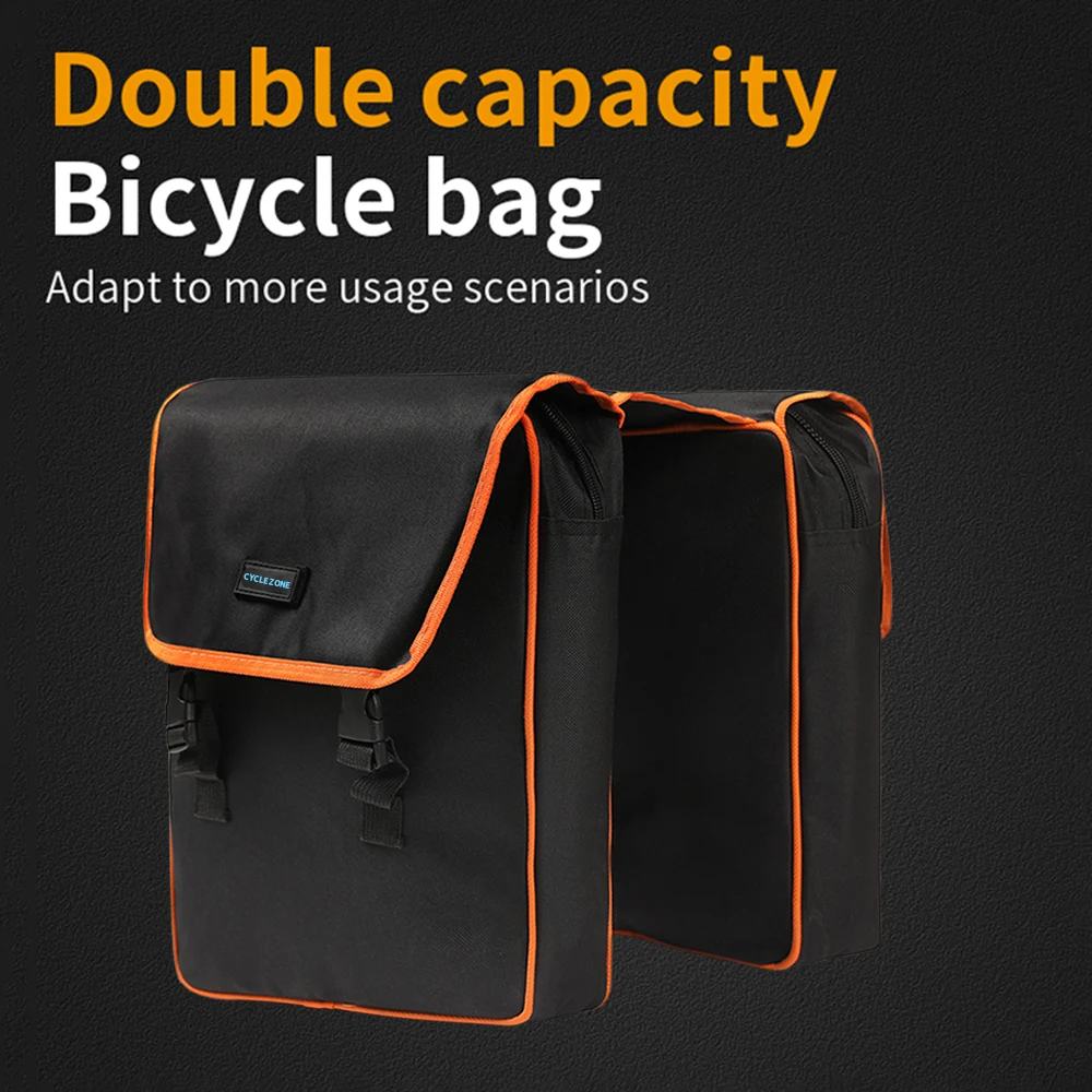 Doppel Seite Reise Fahrrad Stamm Tasche Gepäck Pannier Rücksitz MTB Fahrrad Träger Tasche Gepäckträger Radfahren Fahrrad Zubehör Tasche – Detail 7