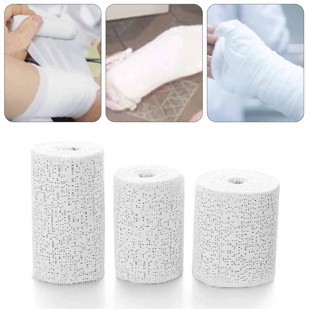 Medical plaster bandage, breathable and tasteless emergency muscle bandage, used for fracture fixation, gauze outdoor emergency