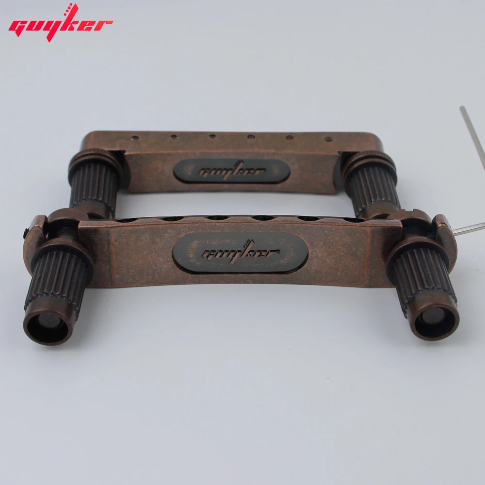 Guitar Stop Bar Tailpiece with Anchors +Tune O Matic Studs Bronze color for LP SG Guitars