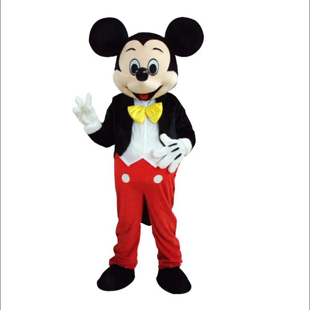 Disney Mickey Mouse Cartoon Characters Mascot Costumes for Adults Yellow Winnie Hoop Tiger Advertising Event Party Large Mascots