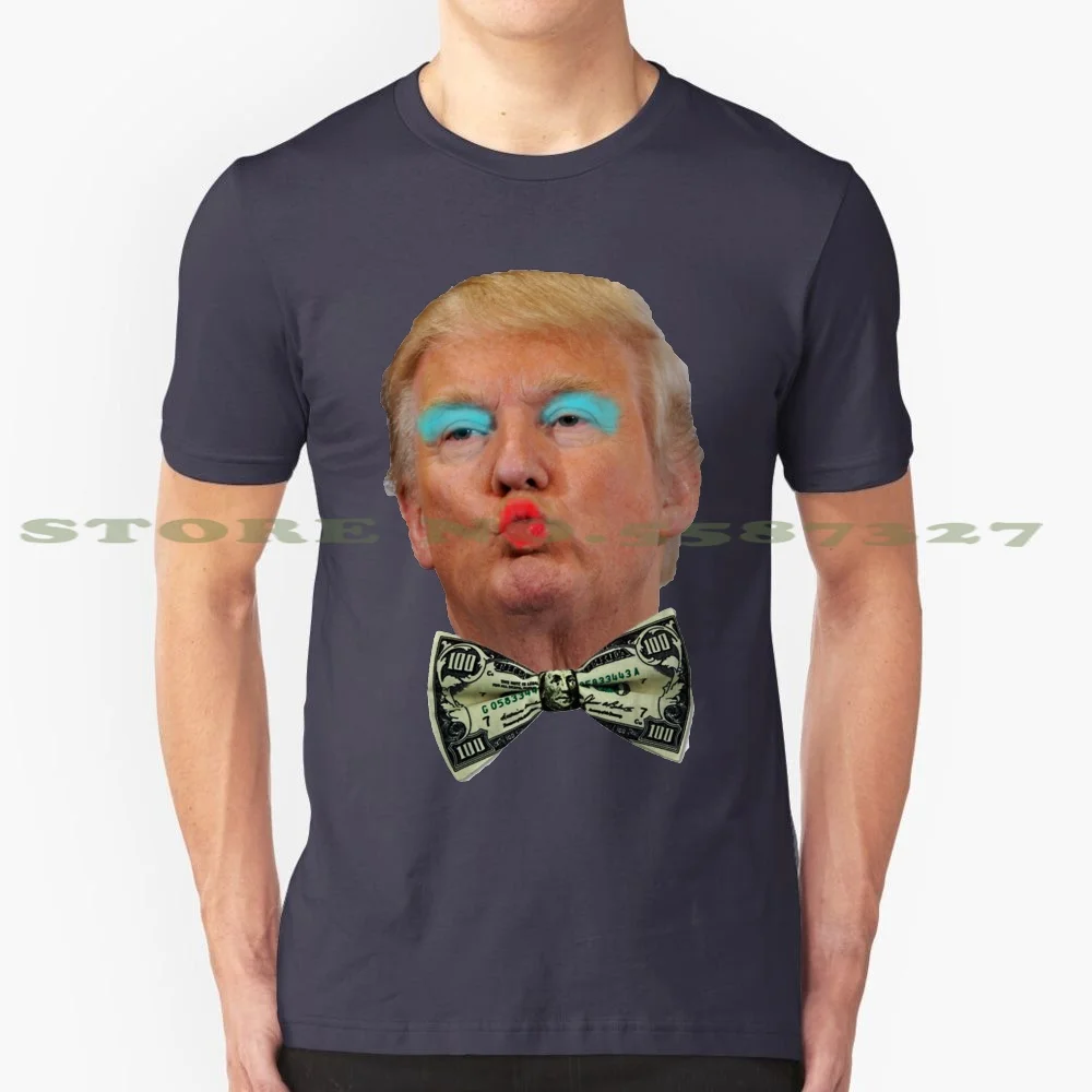 Trump Kissy Face 100% Cotton T-Shirt Donald Trump Drumpf Republican Bernie Sanders Hillary Clinton Democrat Gay Dump Trump