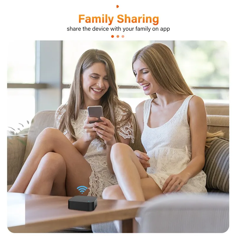 Tuya WiFi Thông Minh Điều Khiển Hồng Ngoại Từ Xa Nhà Thông Minh Hồng Ngoại Điều Khiển Từ Xa Nhiệt Độ & Độ Ẩm Cảm Biến Thông Qua Alexa Google Home