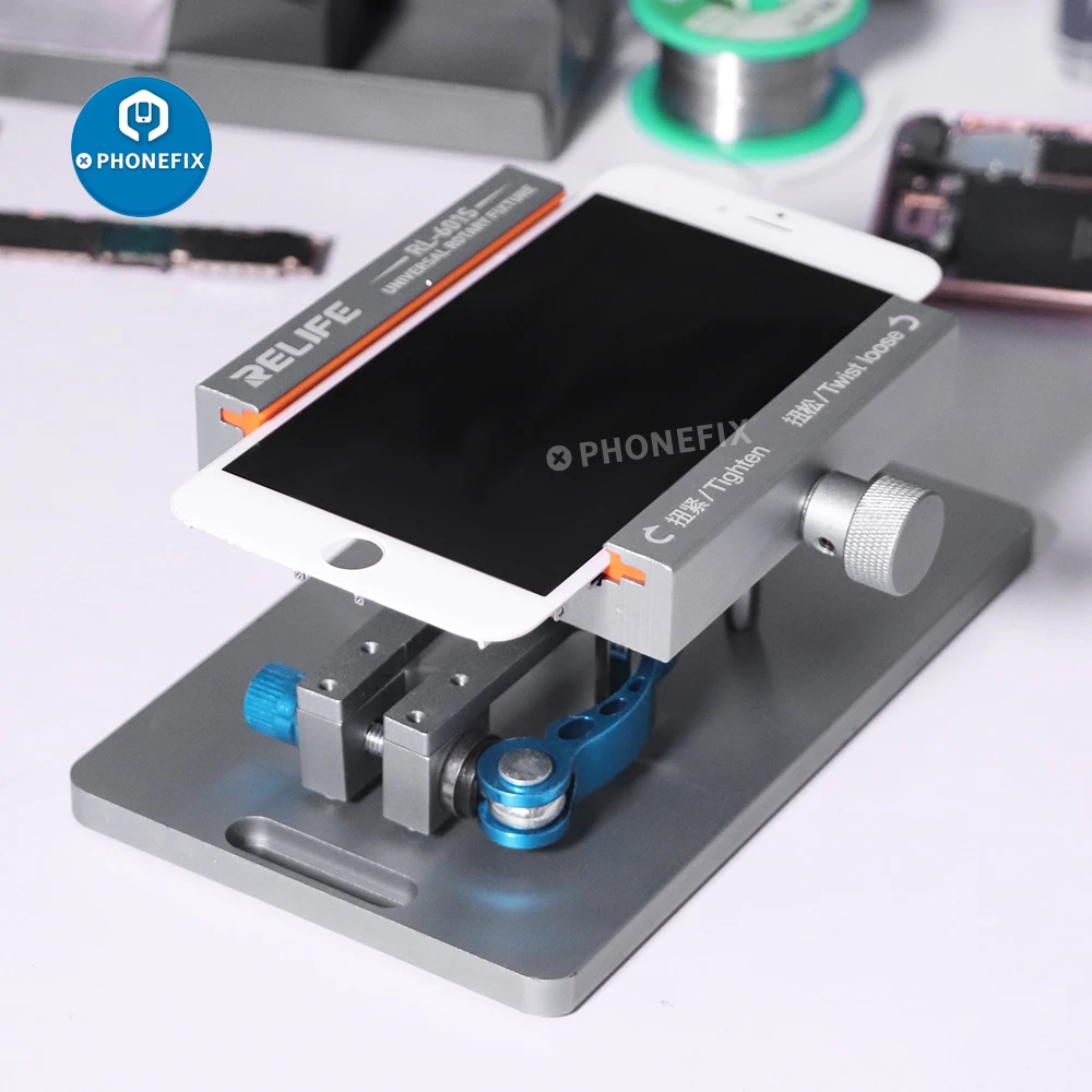 RELIFE RL-601S Rotating Holder Fixture For iPhone Android Phone Back Cover Glass Removal Housing Motherboard Battery Repair Tool