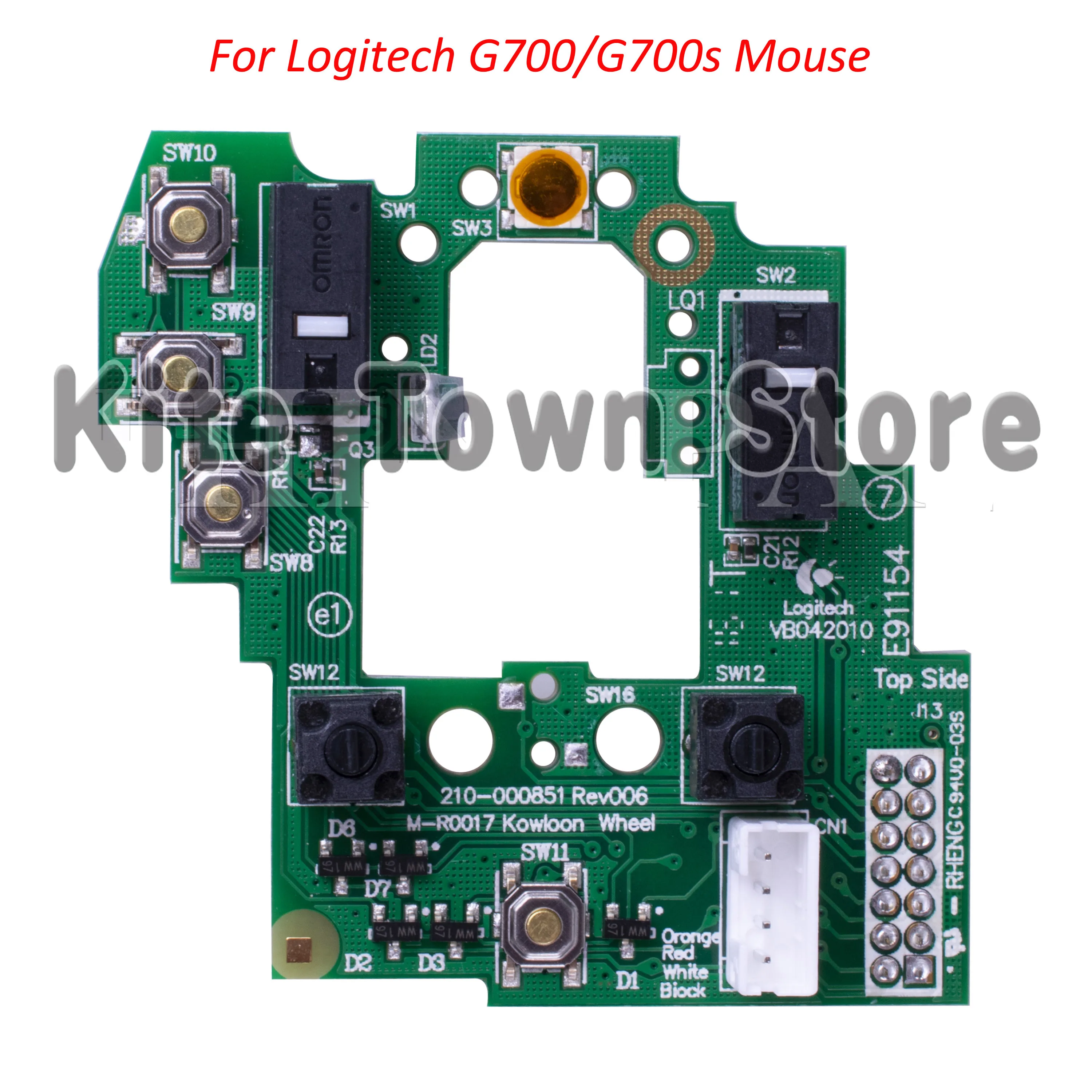 

New Mouse Switch Button Board Upper Motherboard Key Board for Logitech G700 G700S Gaming Mouse