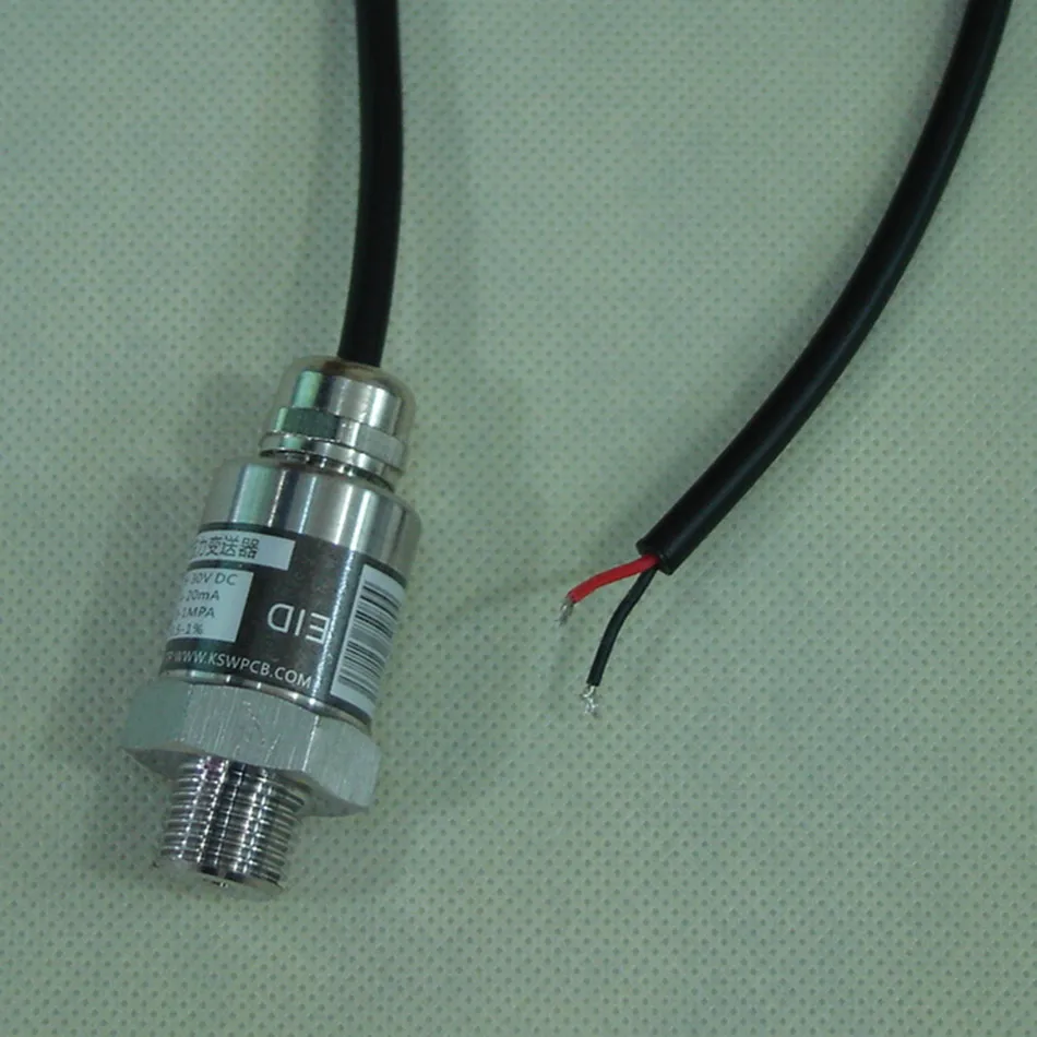 Pressure Sensor Frequency Conversion Water Pump Water Pressure Sensor Two-wire System Waterproof Lead Range 0-10Bar