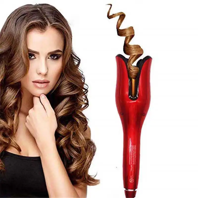 Multi-Functional Curling Iron Automatic Hair Curler with Tourmaline Ceramic Heater LED Mini Portable Curler Air Curling Wand