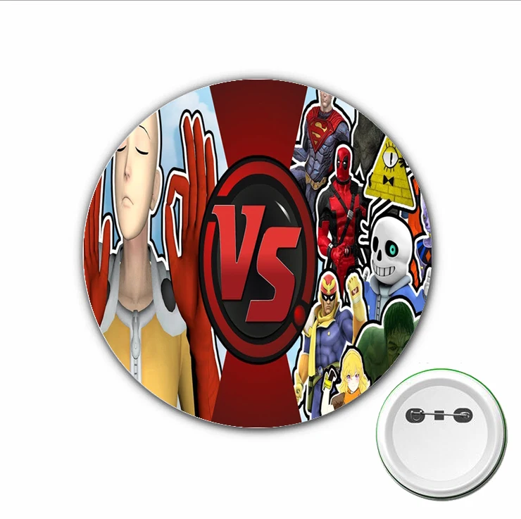 3pcs Japan anime One-Punch Man Cosplay Badge Cartoon Pins Brooch for Clothes Accessories Backpacks bags Button Badges