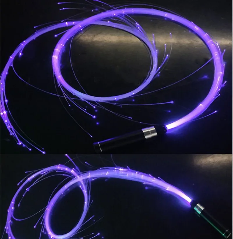 

Super bright LED Optic Fiber Whips Rechargeable Fiber optical Pixel Light-up Whip Light Flow Toy Rave Dance Party Lighting show