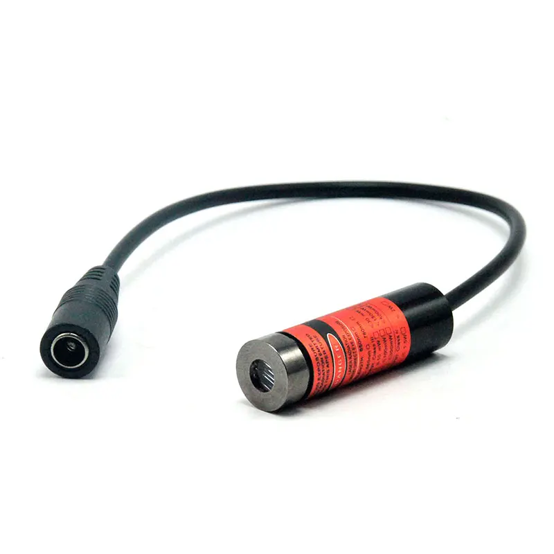 Stip/Lijn/Cross Focussable 100Mw 650nm Rode Lasermodule W 3-assige Houder & Adapter