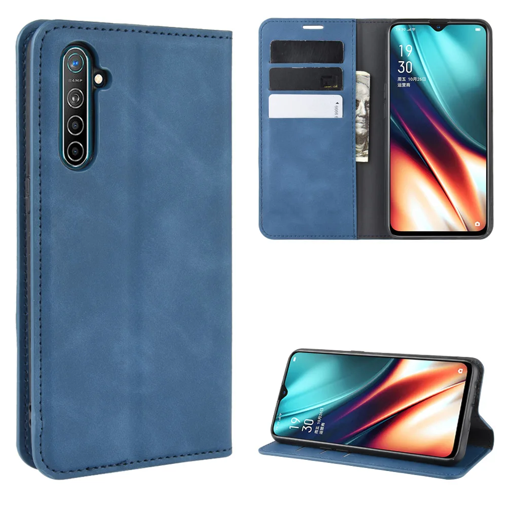 Auto Switch Leather Case for OPPO Realme XT