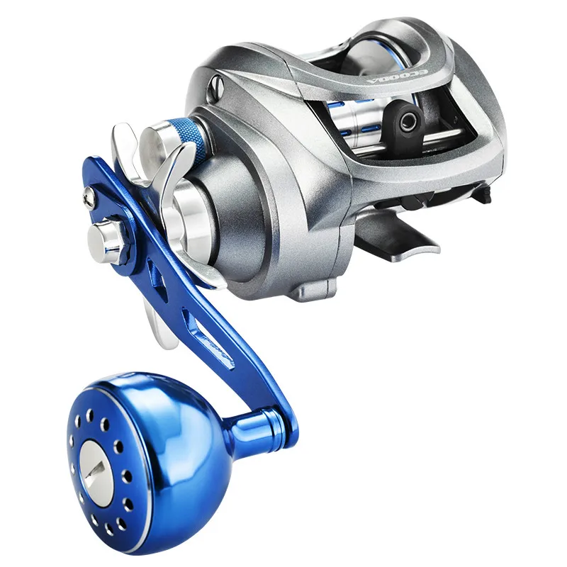 

7.0:1 Baitcast Fishing Reel 10+1 Bearing 6kg Drag Power Distant Wheel Raft Reel Jig Wheels Fishing Tackle Carretilha De Pesca