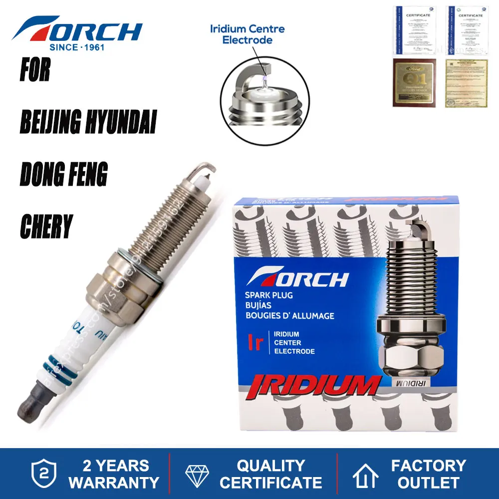 Candle Replacement for Candle SILZKR6B10E ILKR7B8 Iridium Spark Plug TORCH LDK7RAIU for Y6NPP332 Denso IXUH22 Champion RER8YC