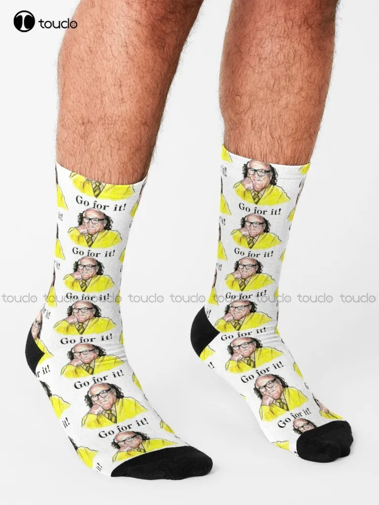 The Go For Great Always Sunny In Philidelphia Socks Girls Crew Socks Personalized Custom Unisex Adult Teen Youth Socks