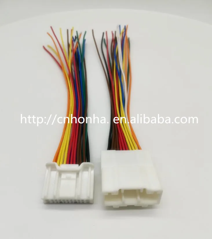 

20 pin male female wire to wire cable harness connector 20AWG 20cm 6098-5622 6098-5613