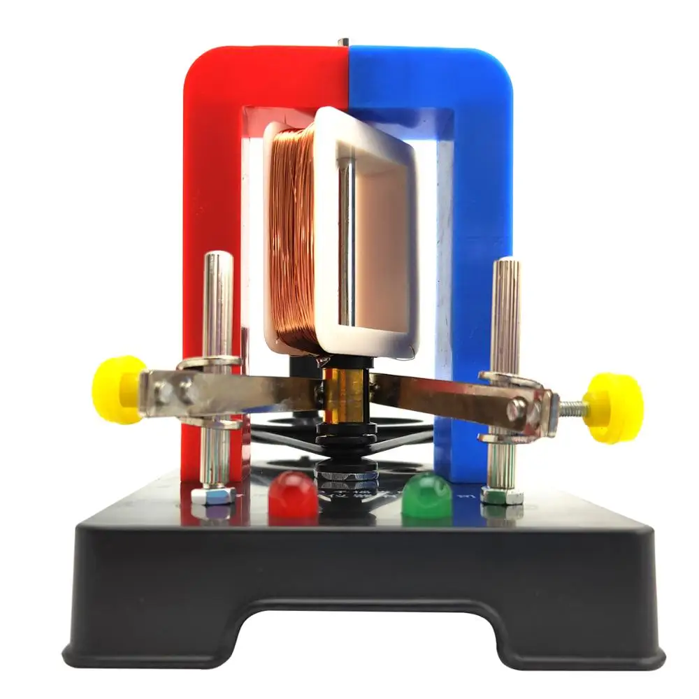 Experimento de inducción electromagnética, modelo de generador de electricidad, instrumento de enseñanza de la escuela física, Faraday