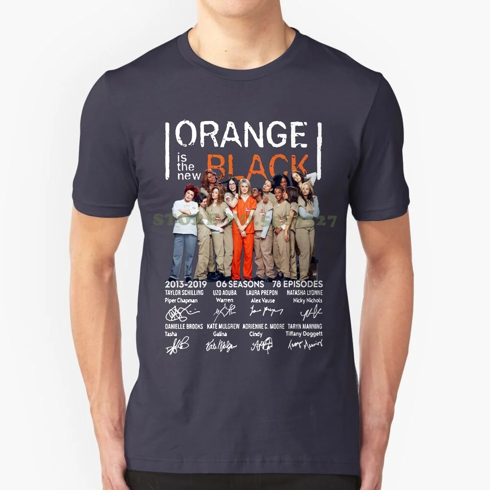 Orange Is The New Black 6th Anniversary Cast Signatures Black Men S-6xl T-Shirt