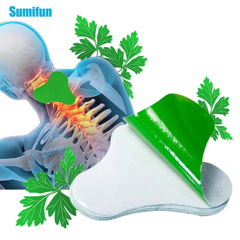 48Pcs Heat Cervical Vertebra Pain Relief Patch Chinese Medical Plaster Joint Body Wormwood Arthritis Pain Removal Killer