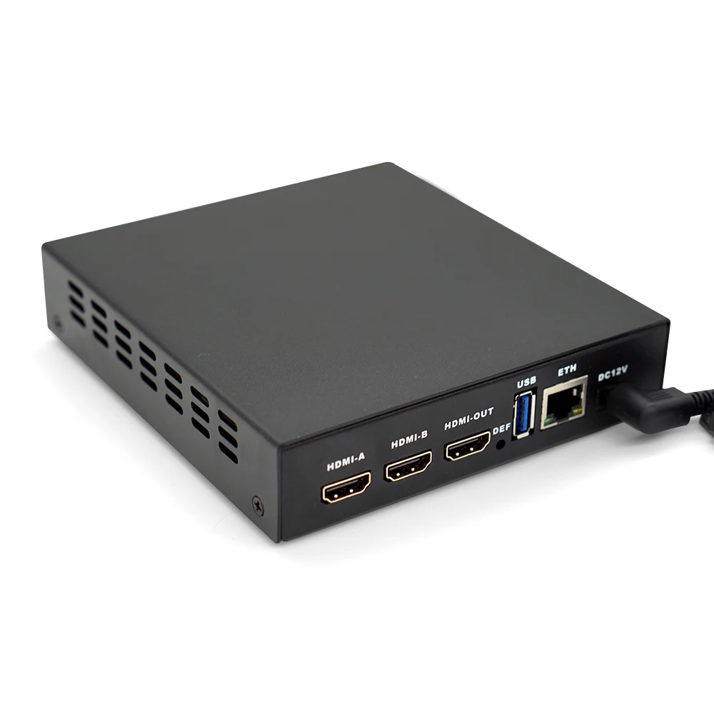 

Link Pi ENC2 Hisilicon Hi3531DV100 HDMI/NDI Encoder Decoder HD H.265+smartP AVBR/RTMP/RTSP/Live Broadcast YouTube Facebook