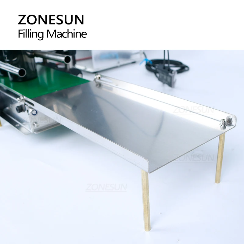 Zonesun máquina de enchimento líquida automática, pequena, 2 bocais, bebida, suco, perfume, garrafa, frasco de água, enchimento de óleos essenciais