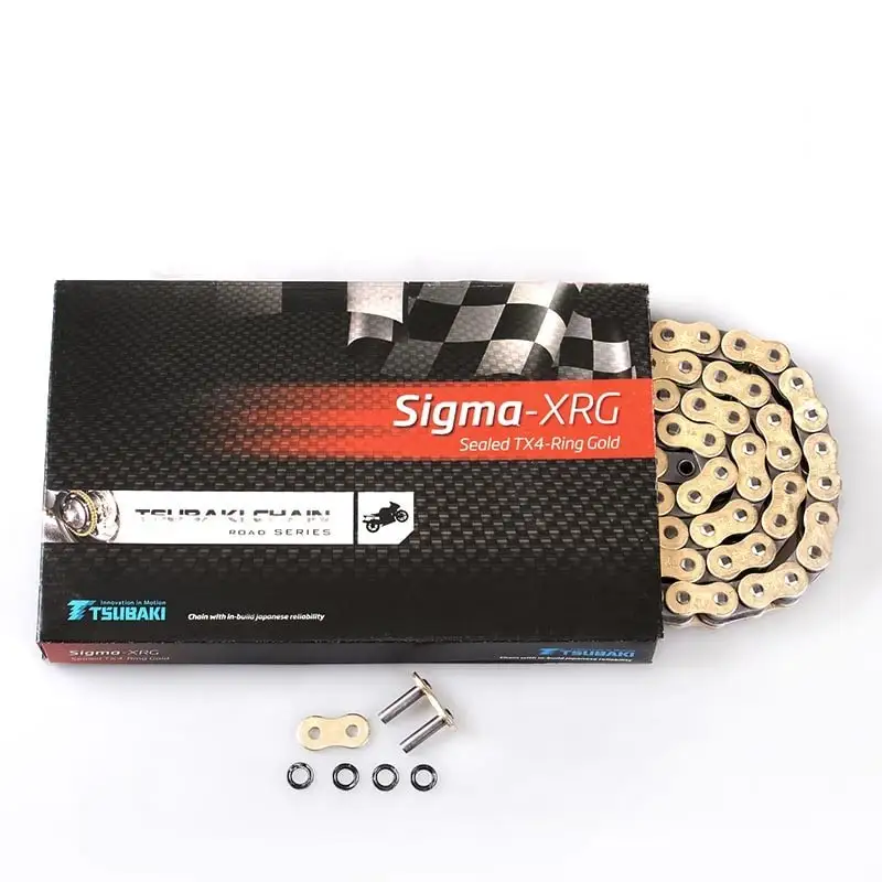 سلسلة Tsubaki Sigma XRG 520 110 رابطًا – تقييم شامل لأداء وموثوقية السلسلة للموتورسكل