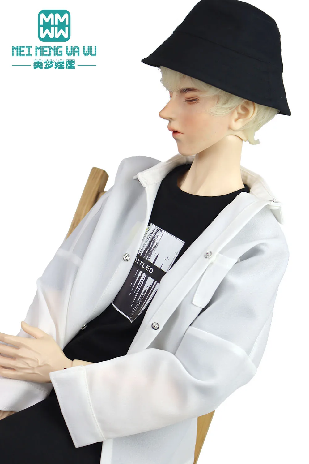 Fits 68-75cm BJD uncle doll clothes Spherical joint doll Fashionable loose snow hindered shirts, T-shirts