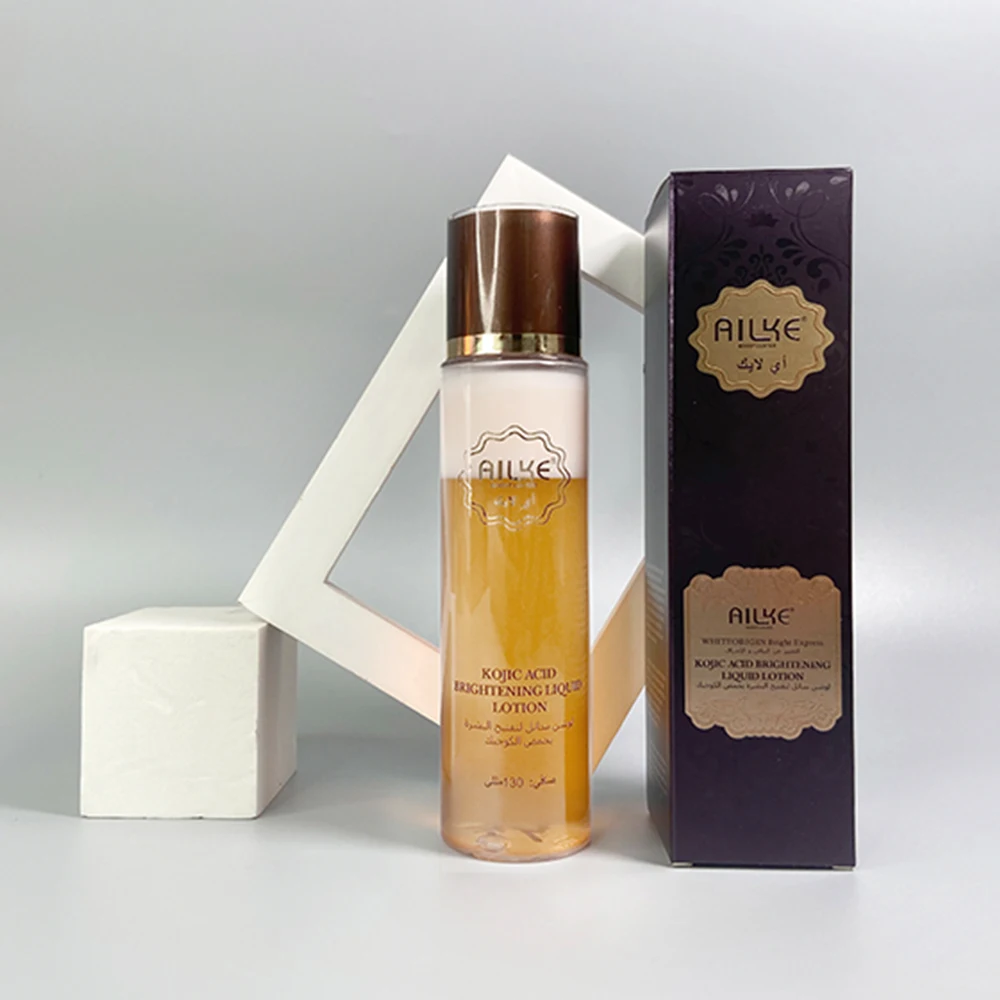 AILKE Kojic Acid Whitening Gesichtslotion, feuchtigkeitsspendend, feuchtigkeitsspendend, aufhellend, gleichmäßiger Hautton, geeignet für alle Hauttypen, 130 ml – Detail 5