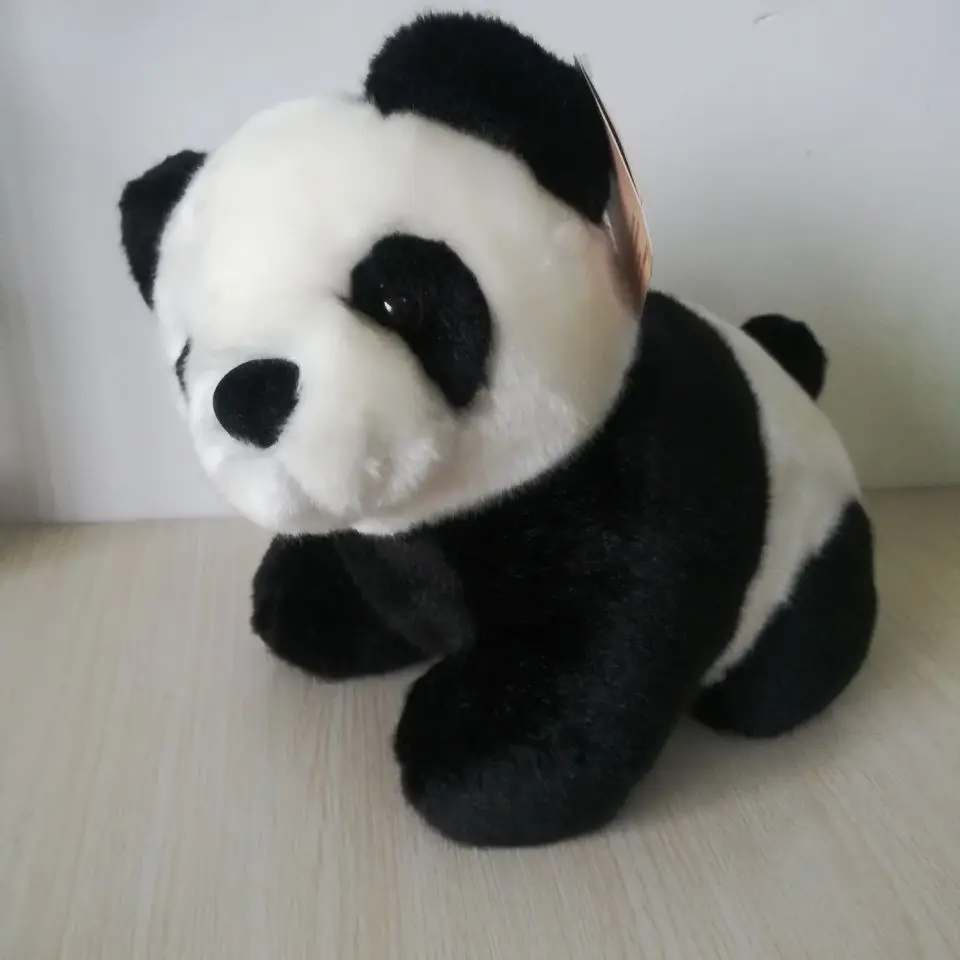 

about 35cm lovely panda plush toy soft doll throw pillow toy birthday gift b1696