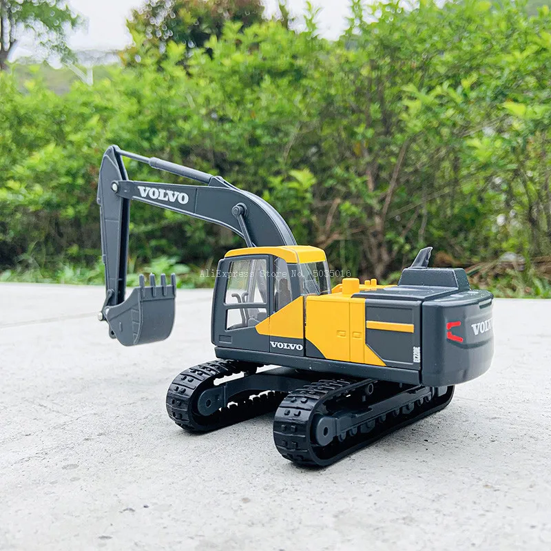 Bburago 1:50 Volvo excavator model high imitation  die casting metal children toy boyfriend gift simulation alloy car collection