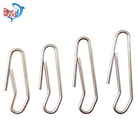 Rosewood Fishing Lead Pin 304 Stainless Steel Fishing Accessories Metal Hooked Pin Lead Head Connector Fishing Tackle