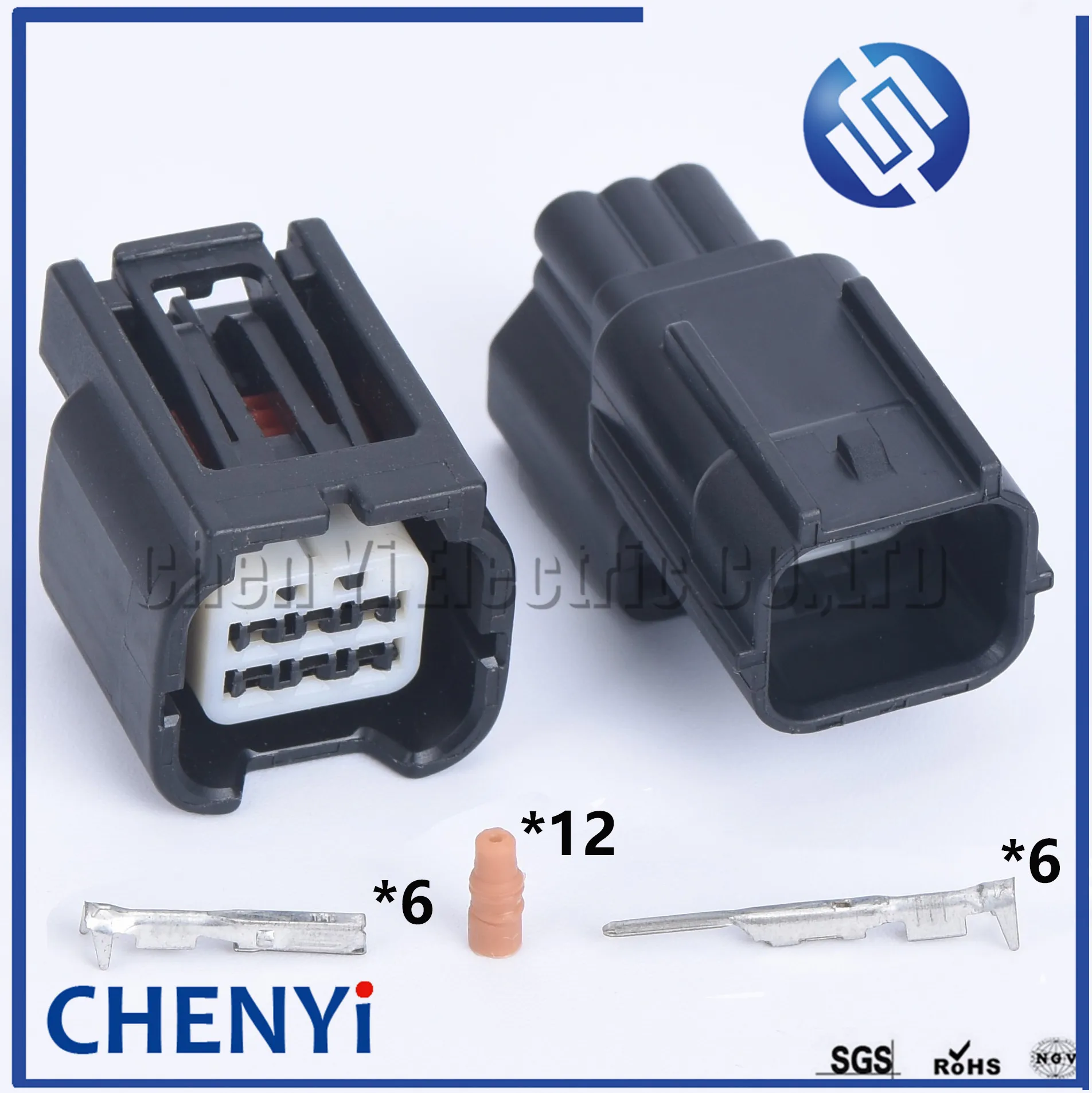 1set 6 pin 0.6 sealed waterproof wiringcase connector socket car auto connector plug 7282-2764-30 7283-2764-30 for Nissan Toyota