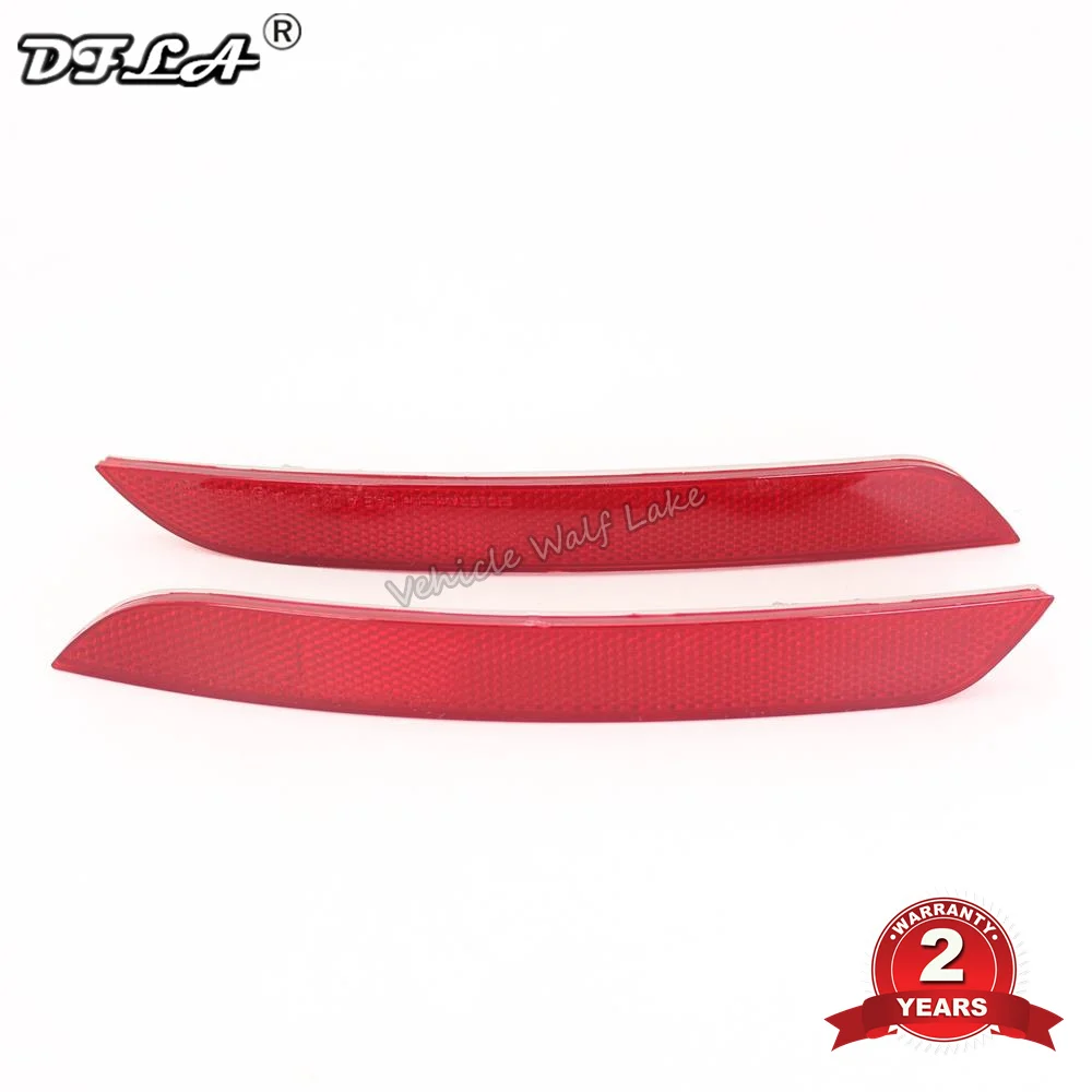 Left & Right For BMW 5 Series F10 4 Door 2010 2011 2012 2013 Rear Tail Bumper Corner Reflector Decorative False Light Lamp