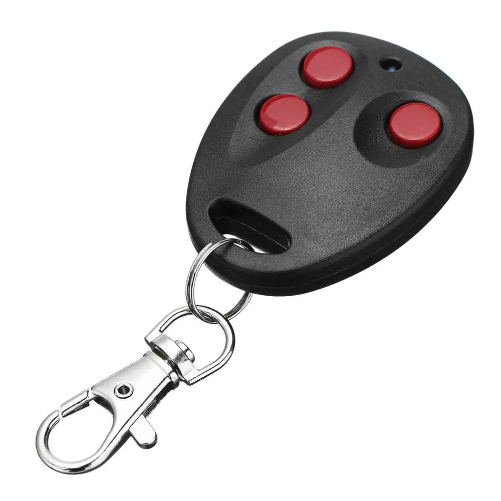 3 pack PECCININ Garage Remote Control 433MHz 3 Buttons Gate Keychain