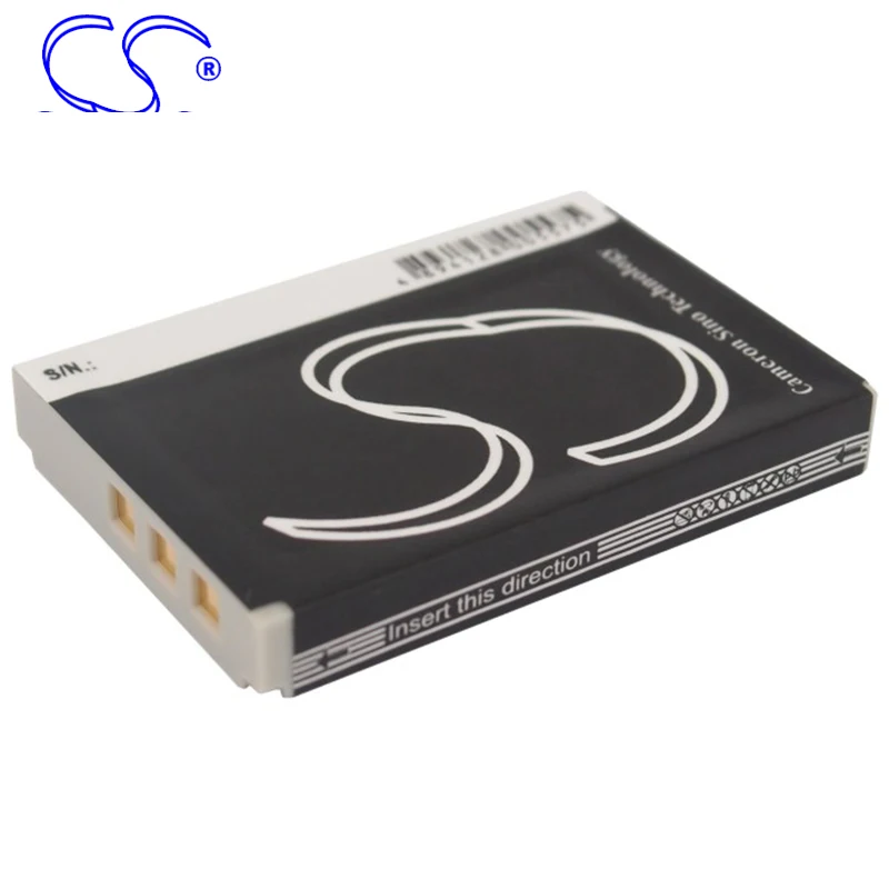 بطارية CameronSino لبطارية كاميرا AIRIS PhotoStar DC50 5708 N708 N708B تناسب بطارية الكاميرا Acer CS 6531-N 02491-0015-00 02491-0037-00