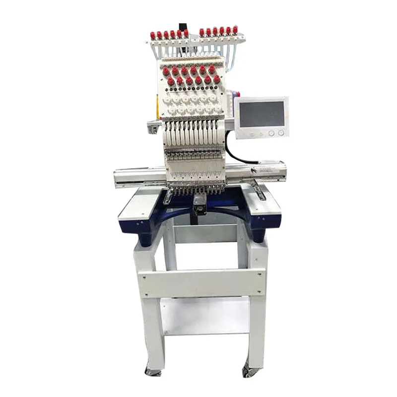 DSCN1201 Automatic Single Head Embroidery Machine Small Ready To Wear Hat Embroidery Machine Commercial Embroidery Machine 220V