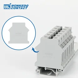 10Pcs D-UK16 Terminal Block End Cover Side Plate For UK16 16mm² Terminals Wire Connector Accessories D-UK 16
