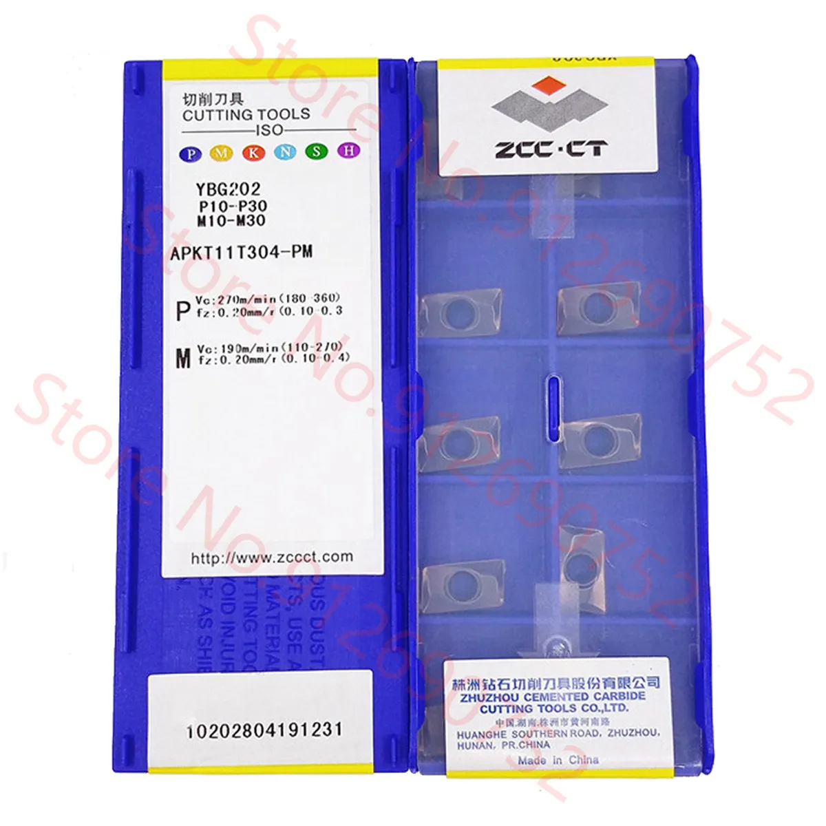 

APKT11T304 APKT11T308 APKT11T312 APKT11T316-PM YBG202 ZCC.CT Carbide Insert APKT Inserts