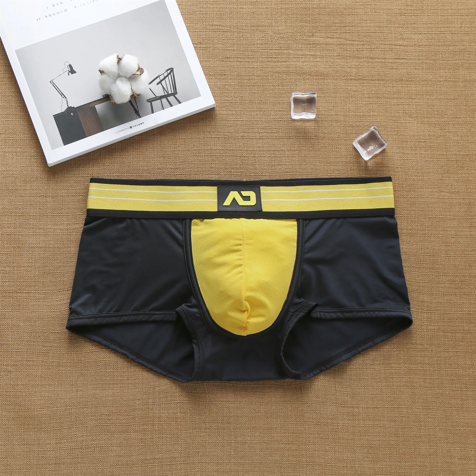 Dropshipping Men Boxer Briefs Underwear Male Underpants Bikini Pants Low Rise Men Underwear Comfortable Breathable Briefs