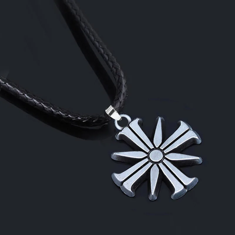 New PS4 Game Far Cry 5 Pendants Necklaces Ares 4 Eden\'s Gate Choker FARCRY 5 Cult Sunflower Logo Keyring For Men Game Fans Gift