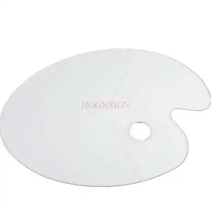 Plum plate three-line palette watercolor plate flat palette cardboard gouache palette Ellipse palette