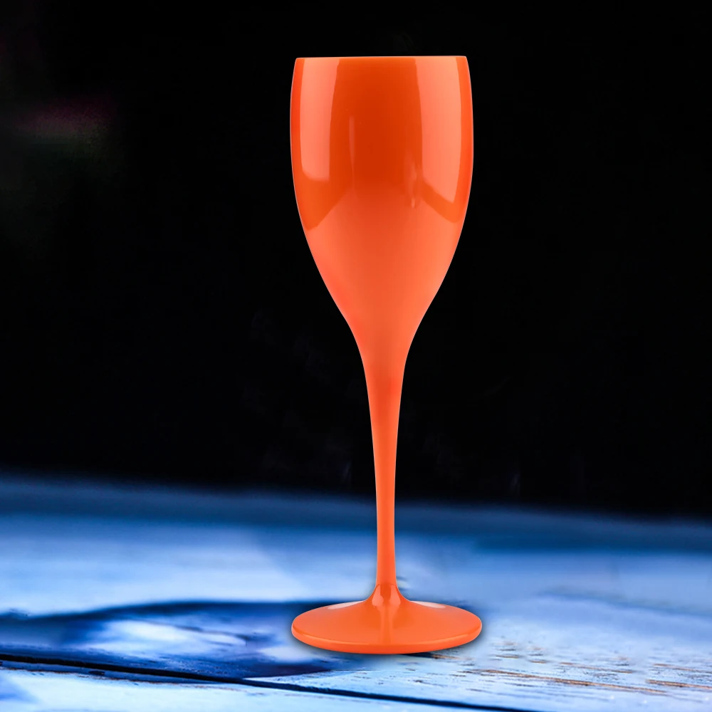 1pcs Wine Party Champagne Coupes Cocktail Acrylic Champagne Flutes Wine Cup Goblet Plating Plastic Beer Whiskey Cups