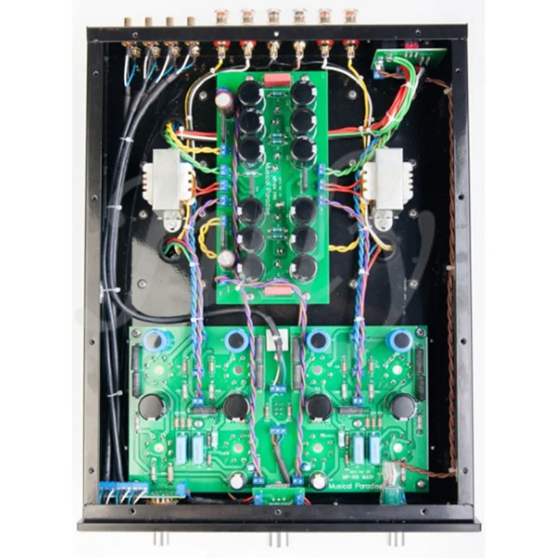 뮤지컬 파라다이스 MP-501 싱글 엔드 A 클래스 진공관 전력 증폭기, V5 55W * 2, 4x KT150/KT120 + 4x 6J8P 튜브 프리앰프