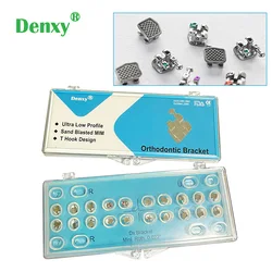 10box Dx Top Quality Dental Bracket MIM Orthodontic Bracket Dental Brace Mini Mesh base Dentist Brace Dental Orthodontic Bracket
