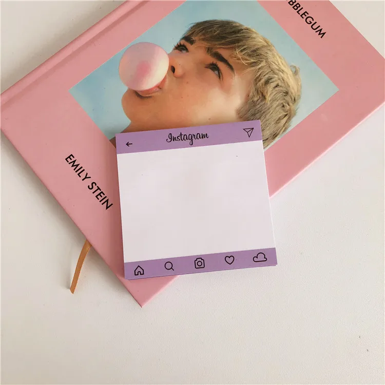 50 Sheets Creative Simple Sticky Notes Student Planner Stickers Memo Pad To Do List Diary Ins Style School Stationery