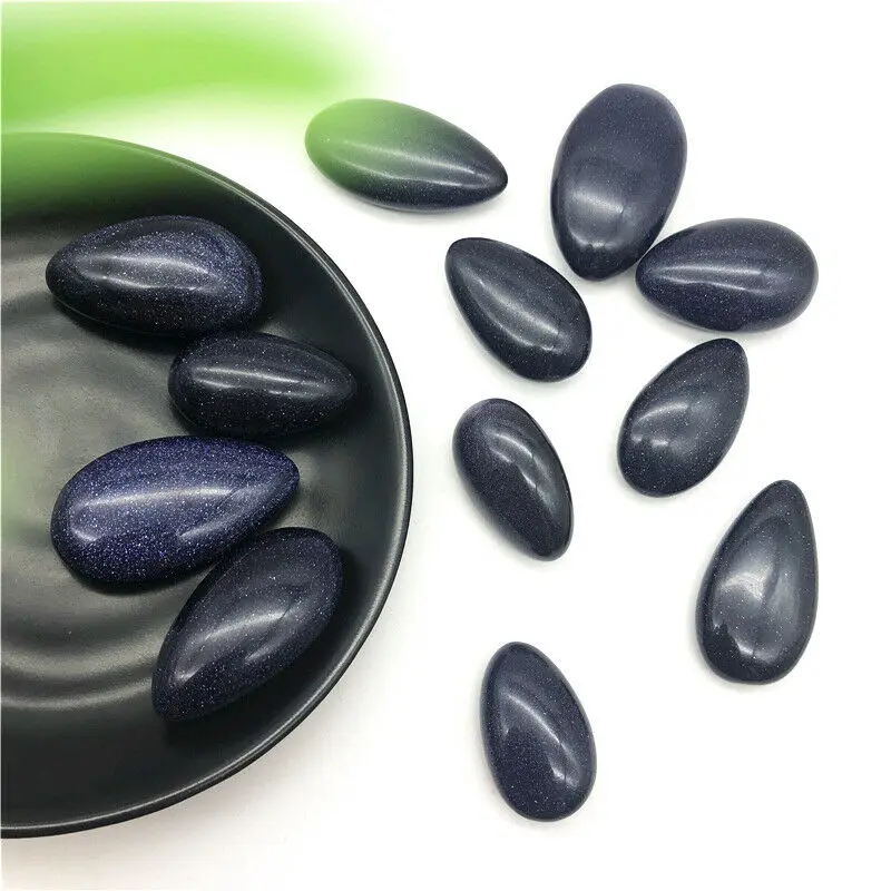 1pc Natural Blue Sandstone Quartz Crystal Tumbled Stone Mineral Specimen Healing Natural Stones and Minerals