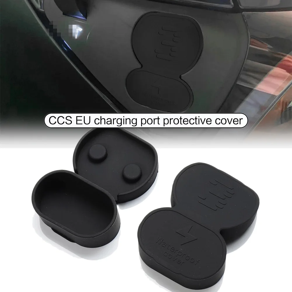 For Tesla Model 3 Accessories Europe Plug Car Charging Port Dust Protective Cover Car For Tesla Model3 2017- 2023