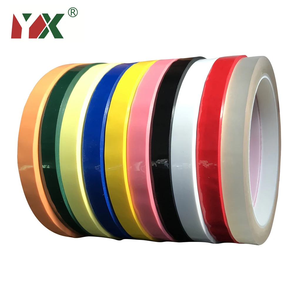 1PC Kolorowa samoprzylepna taśma izolacyjna Mylar odporna na wysokie temperatury do owijania elektrycznego silnika transformatora 3mm/5mm/8mm