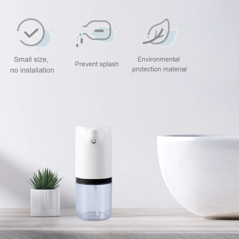 Touchless Automatische Sensor Vloeibare Zeep Dispenser Shampoo Hand Wasmachine Usb Opladen Slim Infrarood Schuim Handen Wassen Ontsmettingsmiddel